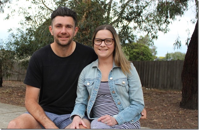 A double-lung transplant has dramatically changed the life of Clare Beatson. She is pictured with her husband Leigh.